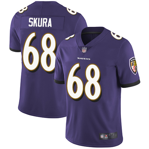 Baltimore Ravens Limited Purple Men Matt Skura Home Jersey NFL Football #68 Vapor Untouchable